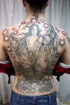 angel tattoo pics on back